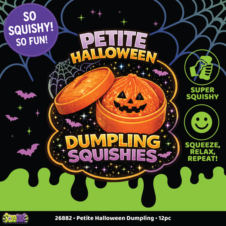 Fun Doh Petite Spooky Halloween Squishy Dumpling- Colors Vary