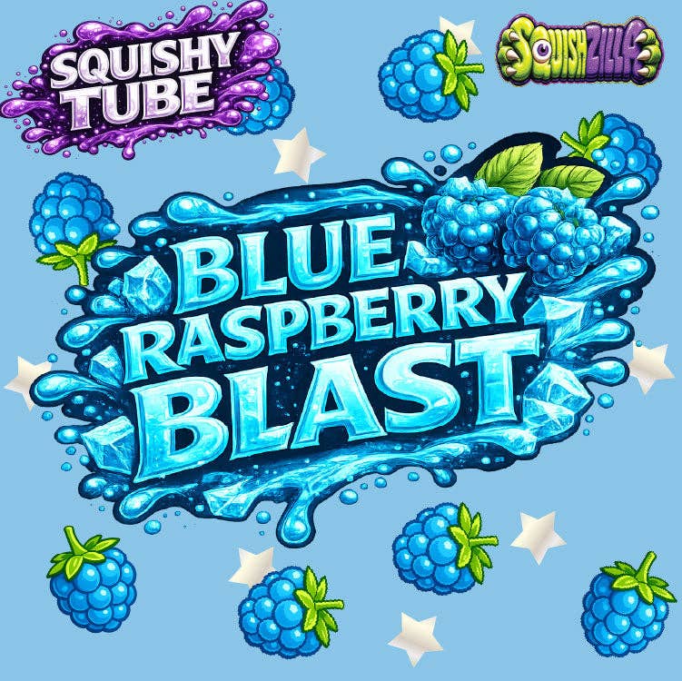 Fun Doh Squishy Tube Toy Fidget Sensory Keychain- Color varies