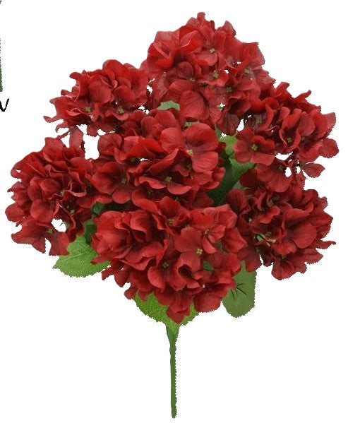 82514 21" Hydrangea Bush X 7 - W