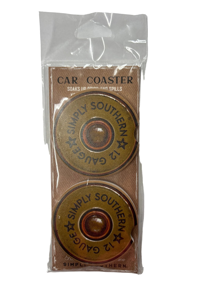 Simply Southern Ceramic Car Coaster Set of 2 6202ROIRP