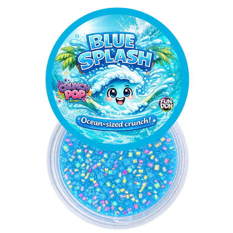 Fun Doh Crunch Pop Color Sensory Squishy Slime - Colors Vary