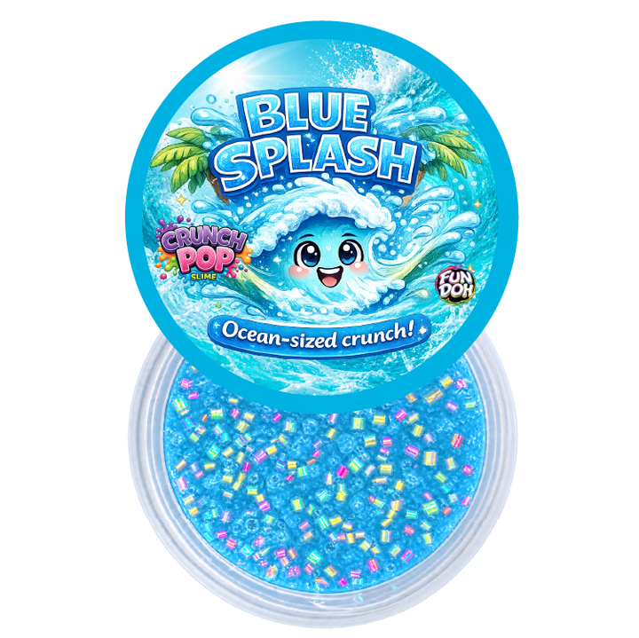Fun Doh Crunch Pop Color Sensory Squishy Slime - Colors Vary