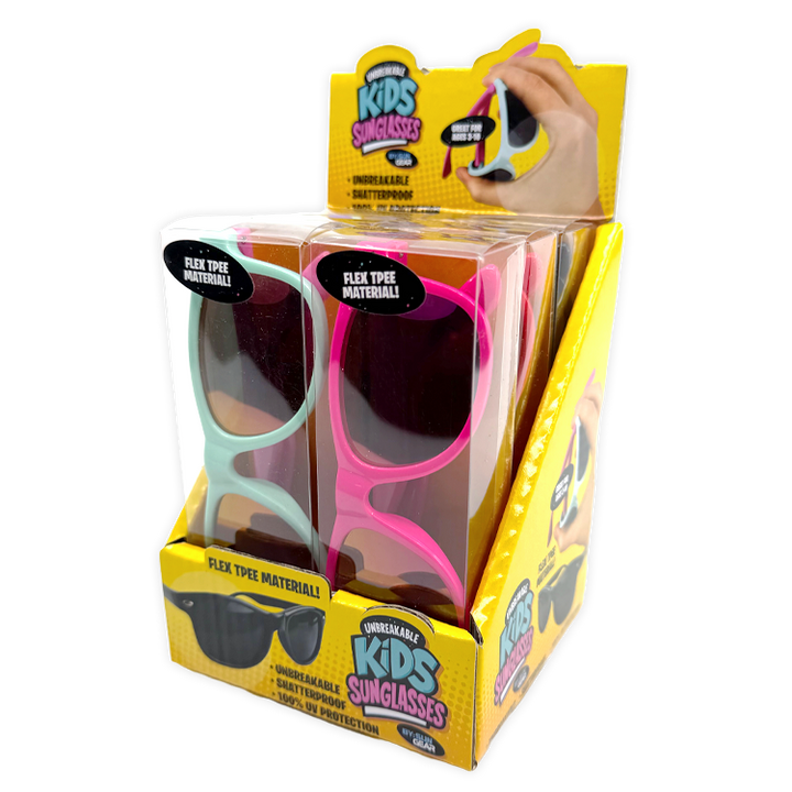 Unbreakable Kids Sunglasses - Colors Vary