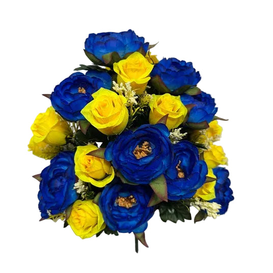 AR8758 Ranunculus Rose Bud Bush X 24