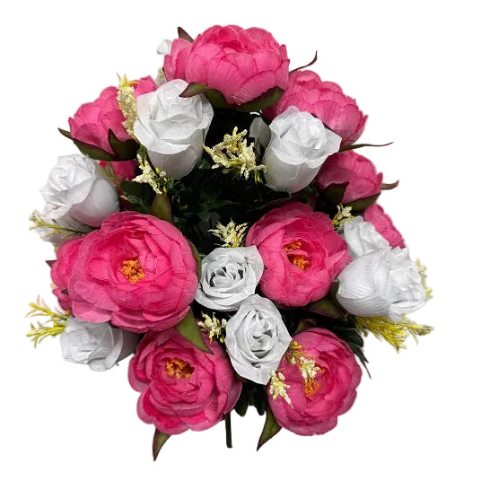 AR8758 Ranunculus Rose Bud Bush X 24