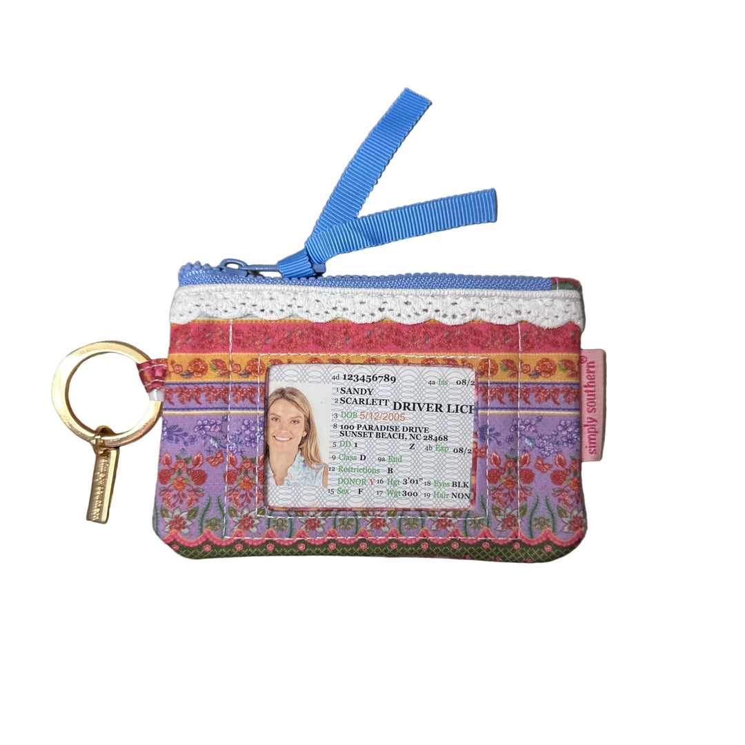 Simply Southern Lace ID Wallet with Key Ring
