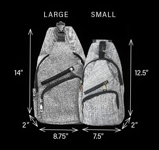 Crossbody Anti-Theft Daypack Bags Small or Large by Calla