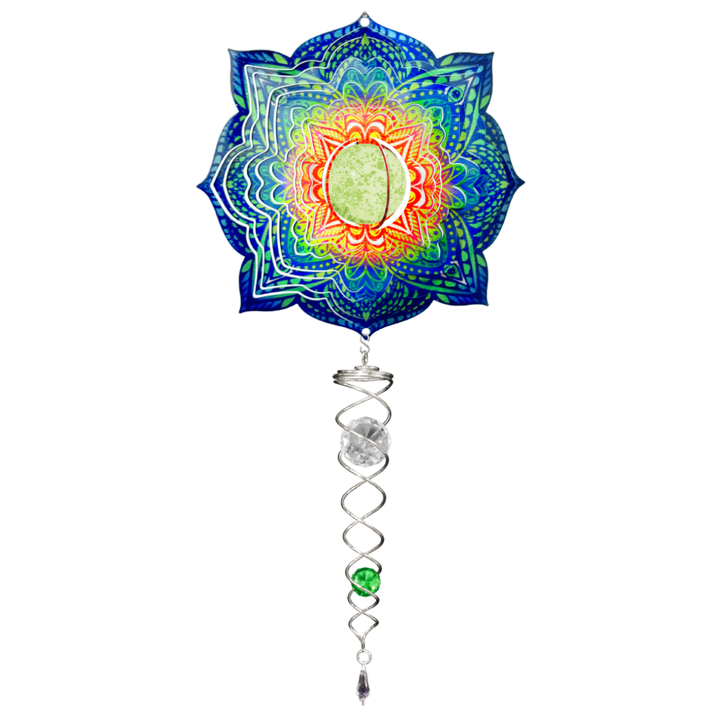 14" Mini Wind Spinner Set with Crystal Twister by Spinfinity Designs