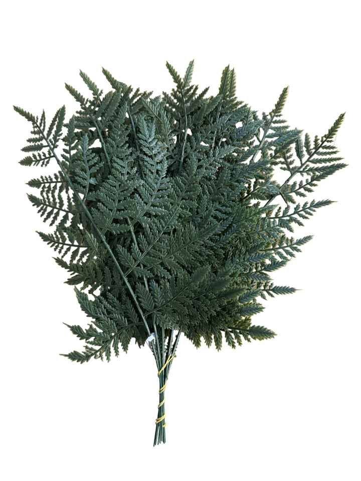 Plastic Leather Leaves X 12 - W