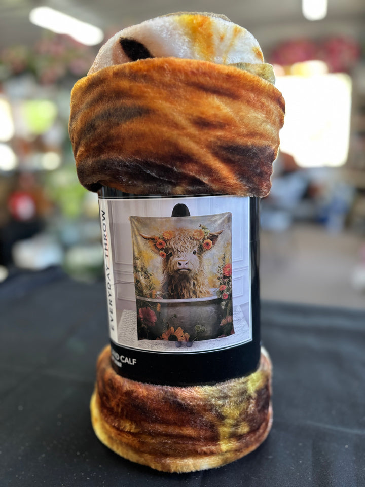 Cozy Highland Cow Comfort Care Package - R