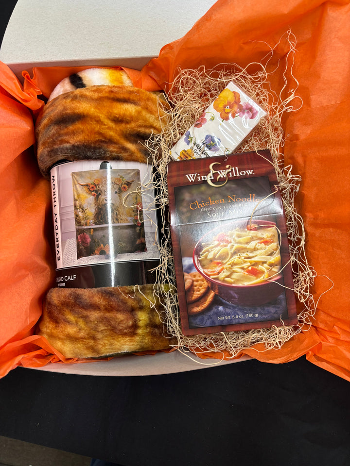 Cozy Highland Cow Comfort Care Package - R