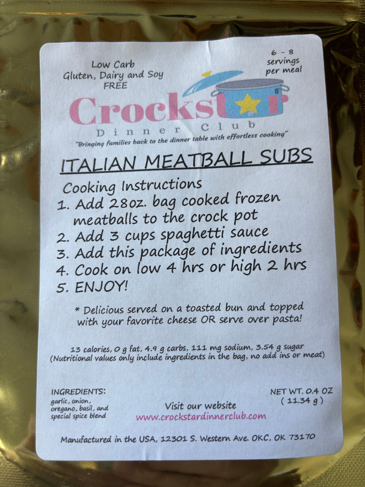 Crockstar Crockpot Meal Starters