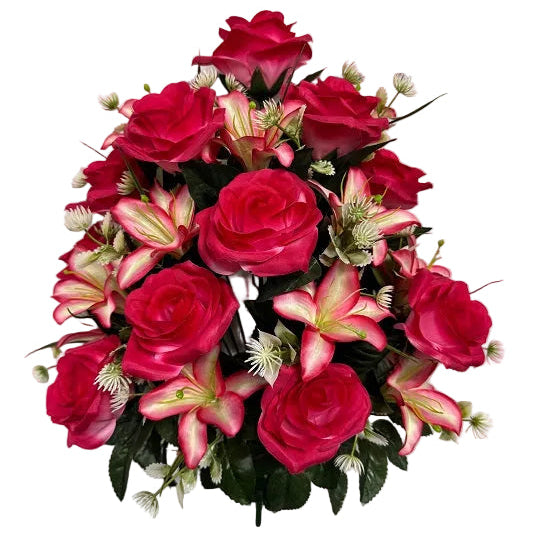 KZ3999 Rose/Lily Bush X24