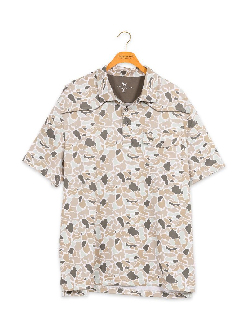 Simply Southern Men's or Youth Light Camo Polo
