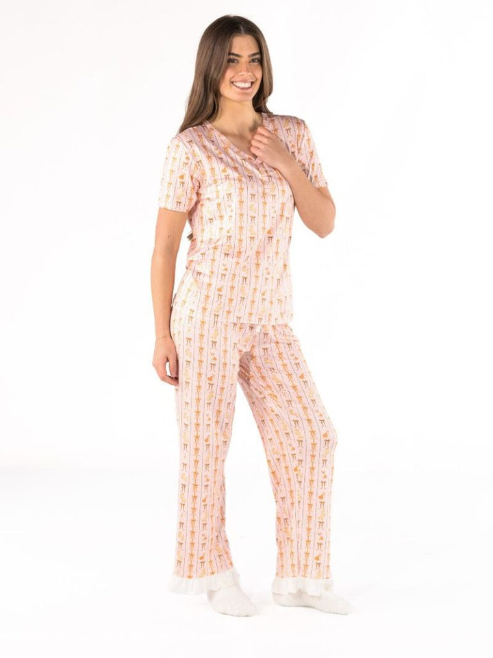 Simply Southern Adult or Youth PJ Lily Dog Ribbon Set