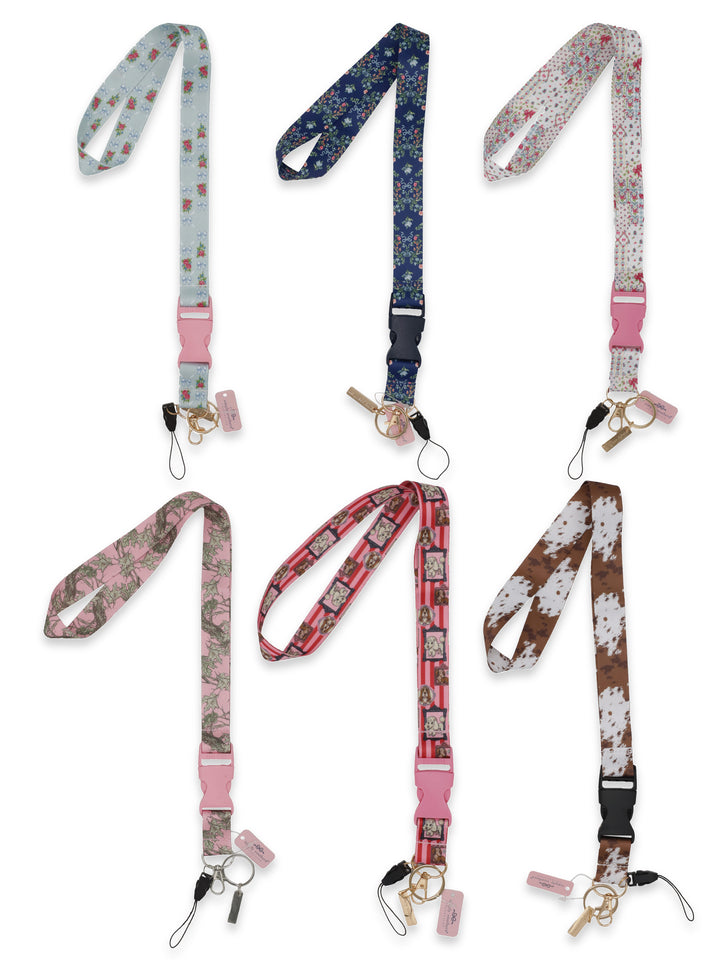 Simply Southern 21" Long Lanyard with Detachable Key Chain