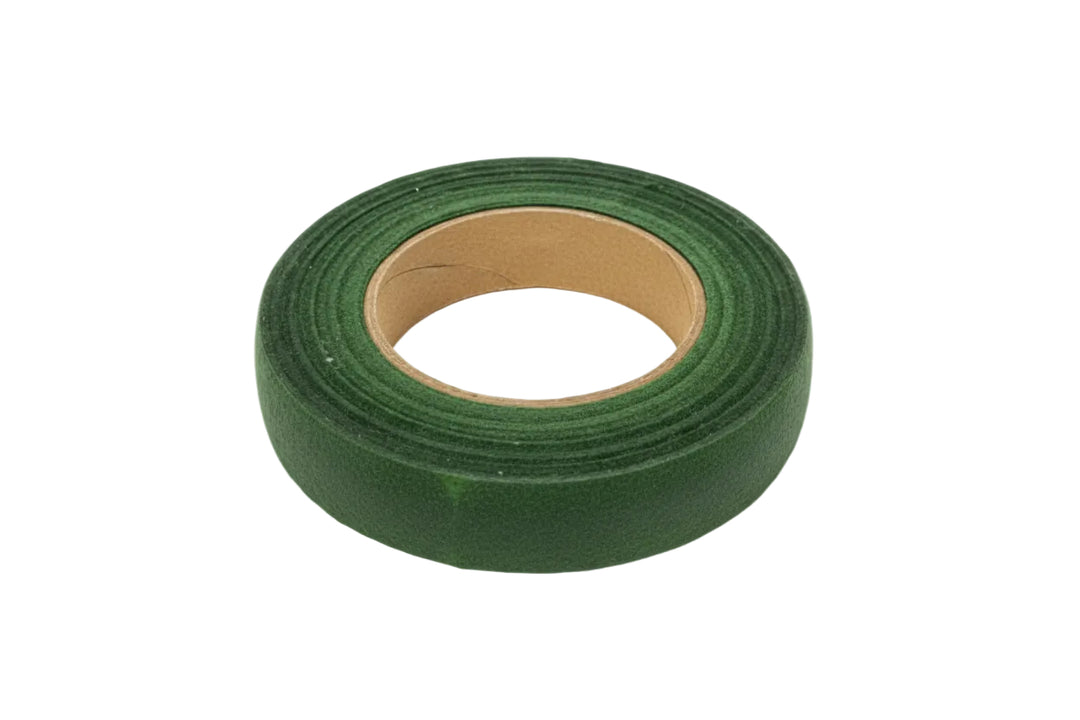 1/2 inch green floral tape for artificial and live flower arrangements or bouquets