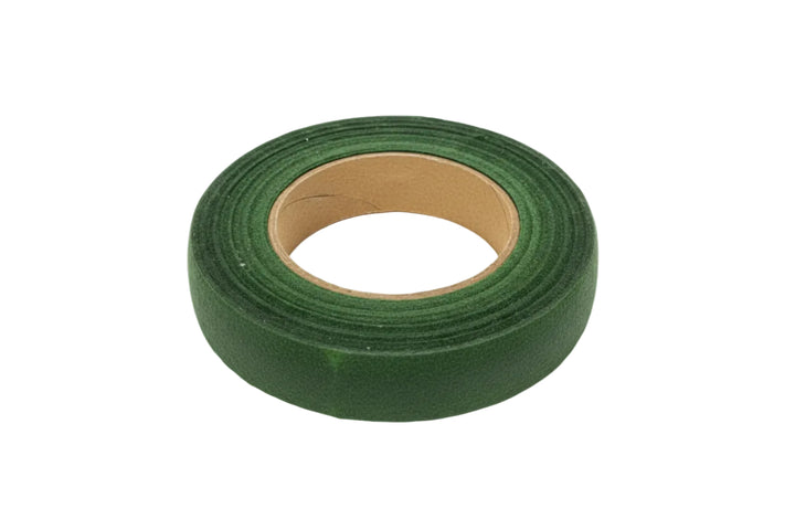 1/2 inch green floral tape for artificial and live flower arrangements or bouquets