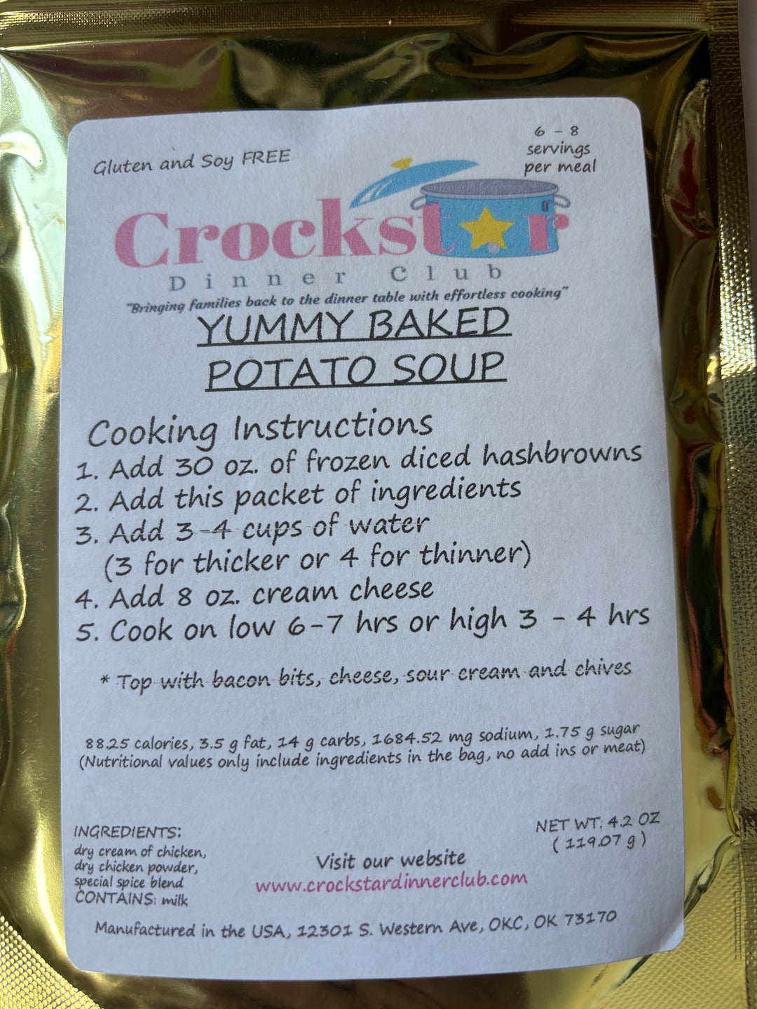 Crockstar Crockpot Meal Starters