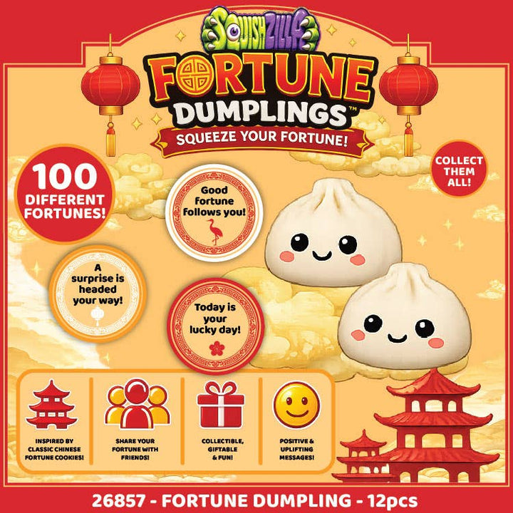 Fun Doh Mystery Fortune Cookie Squishy Dumpling - Colors Vary