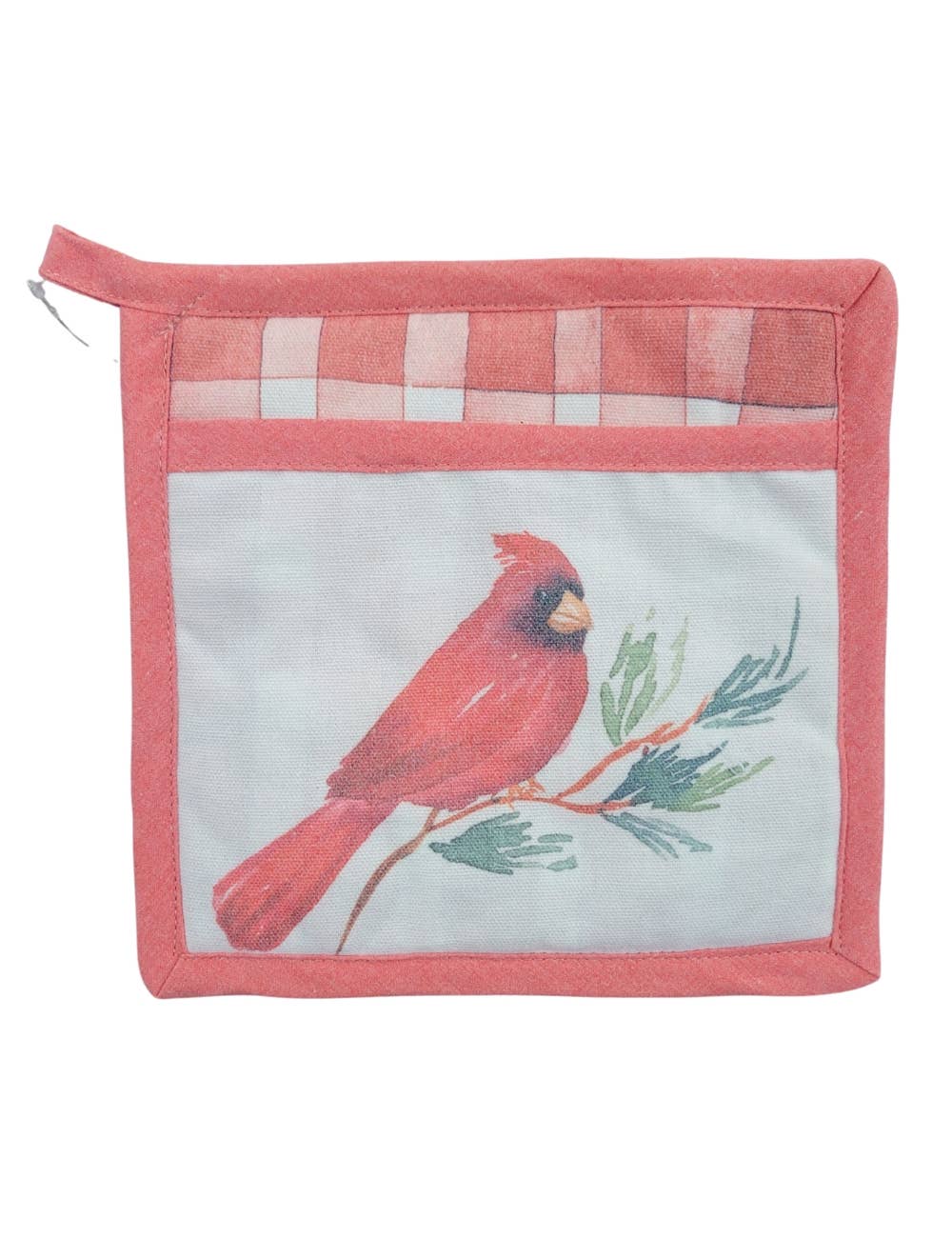 "Merry Little Cardinal" Christmas-Themed Pocket Mitt