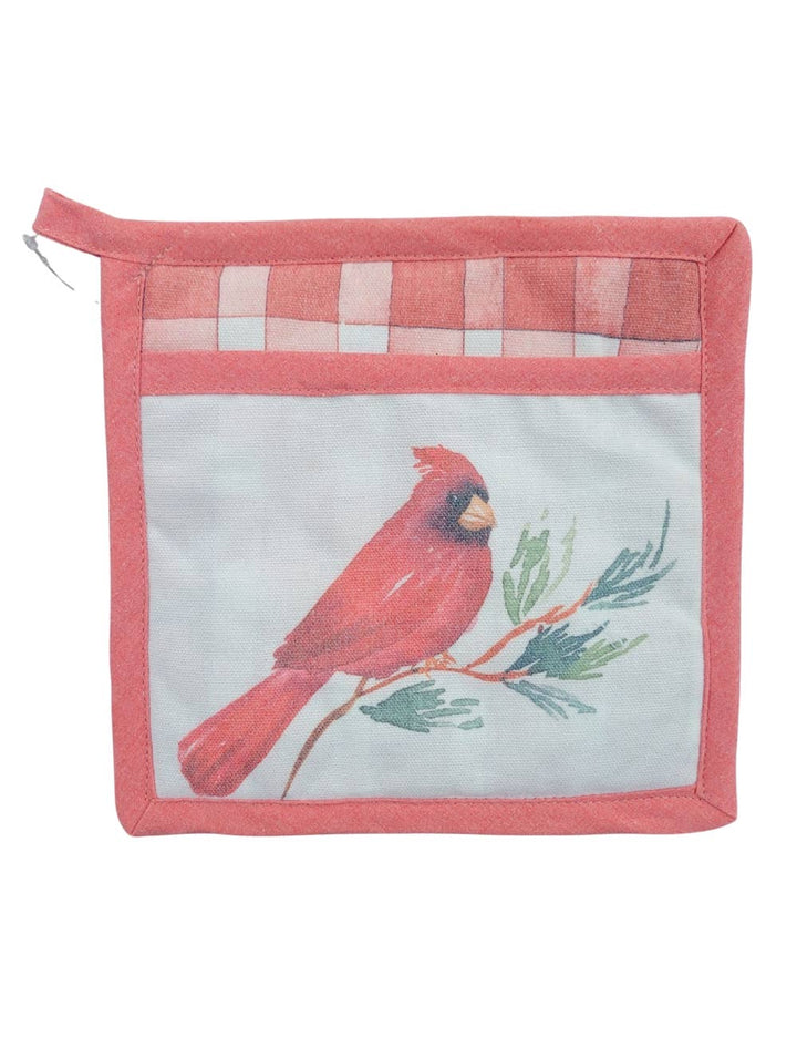 "Merry Little Cardinal" Christmas-Themed Pocket Mitt