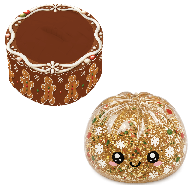 Fun Doh Christmas Dumpling Squishy Toy - Items Vary