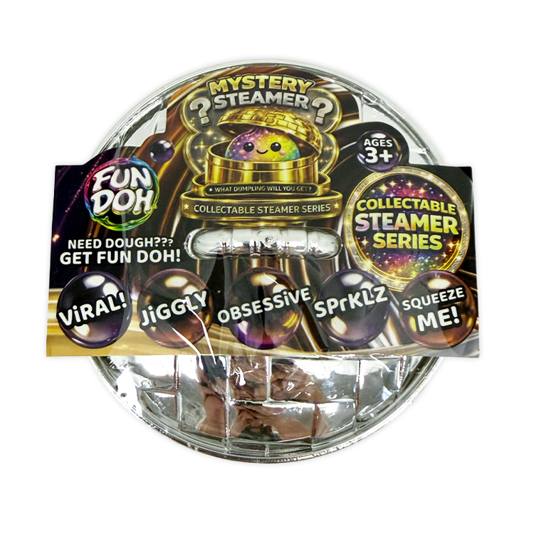 Fun Doh Mystery Dumpling Squishies - Ultra Rare Collection - Colors Vary