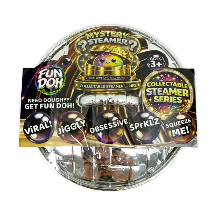 Fun Doh Mystery Dumpling Squishies - Ultra Rare Collection - Colors Vary