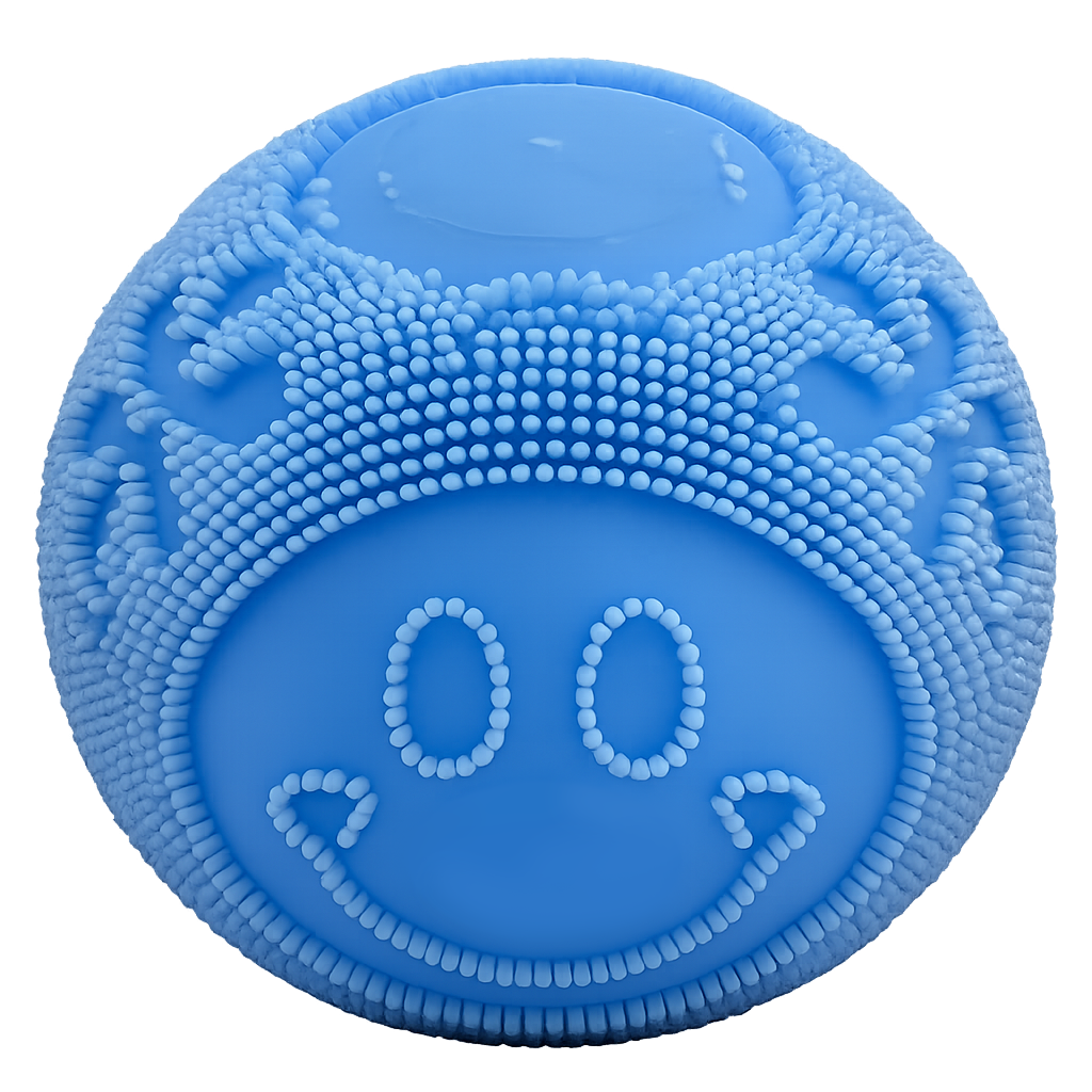 Fun Doh Fuzzy Face Squishy Sensory Toy - Colors Vary
