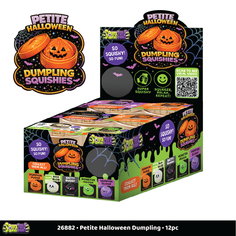 Fun Doh Petite Spooky Halloween Squishy Dumpling- Colors Vary