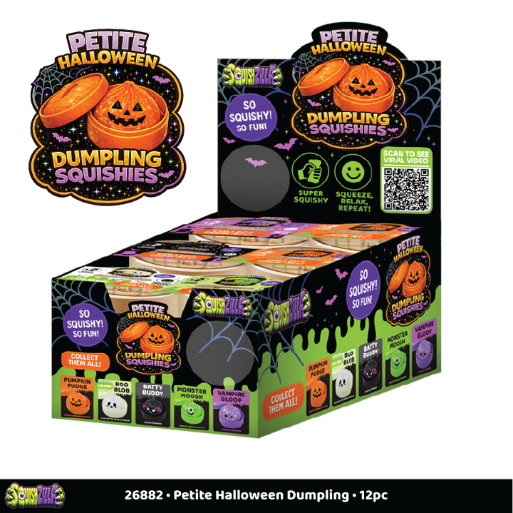 Fun Doh Petite Spooky Halloween Squishy Dumpling- Colors Vary