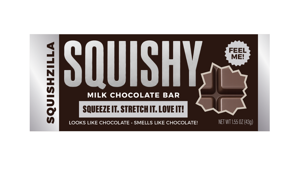 Fun Doh Slow Rise Scented Squishy Chocolate Bar
