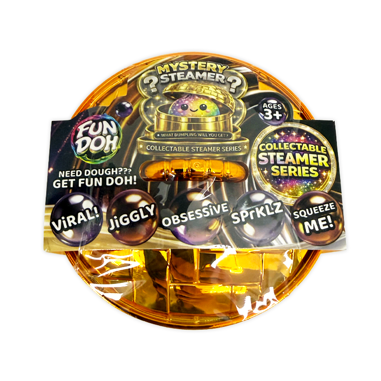 Fun Doh Mystery Dumpling Squishies - Ultra Rare Collection - Colors Vary