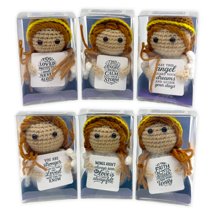 Emotional Support Keepsake Crochet Plush Angels-Items Vary