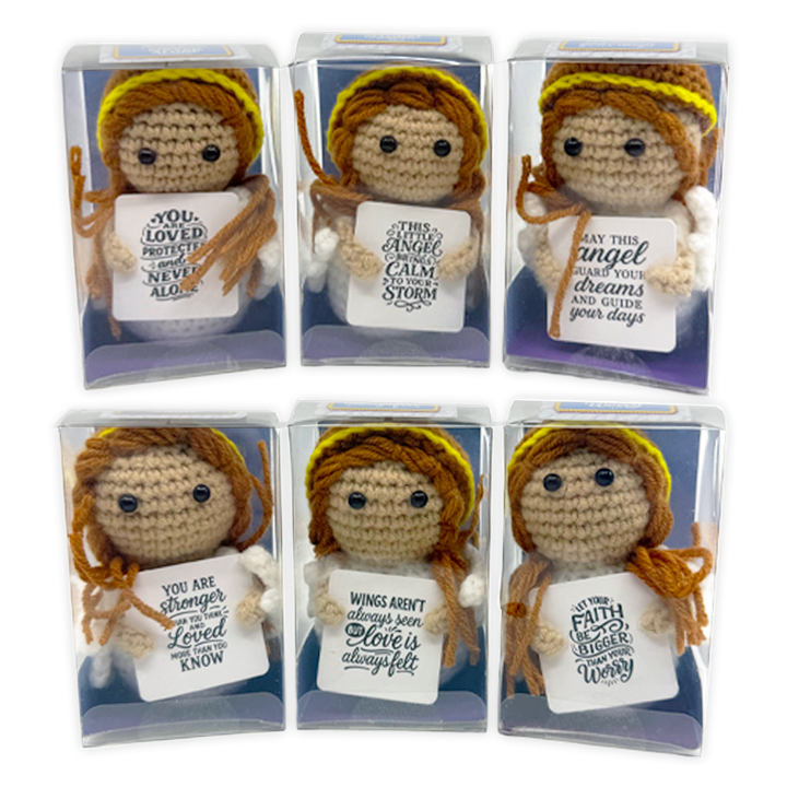 Emotional Support Keepsake Crochet Plush Angels-Items Vary