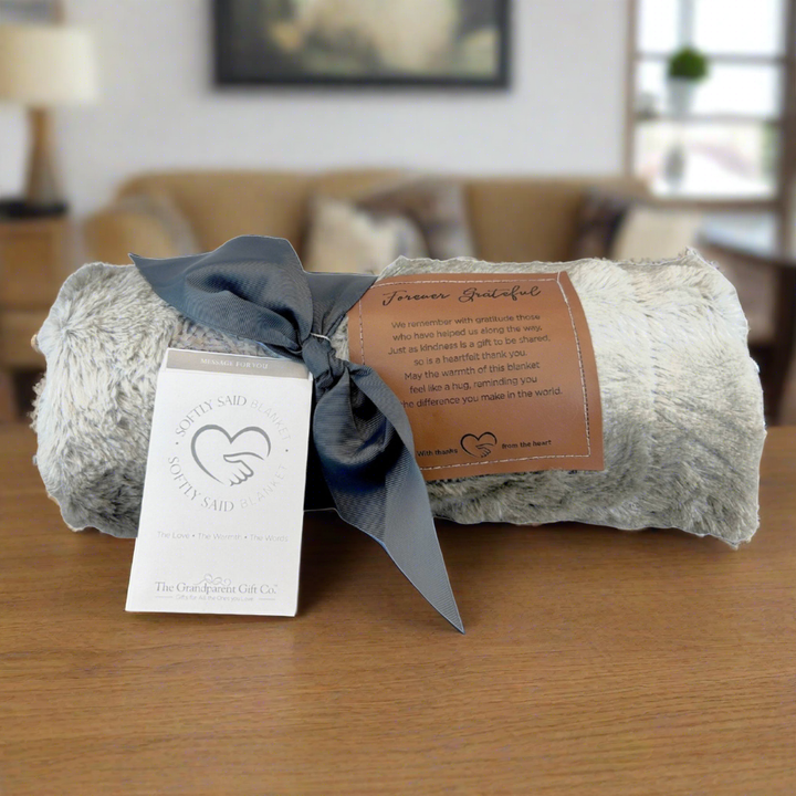 Softly Said Blanket: Forever Grateful Thank You Gift