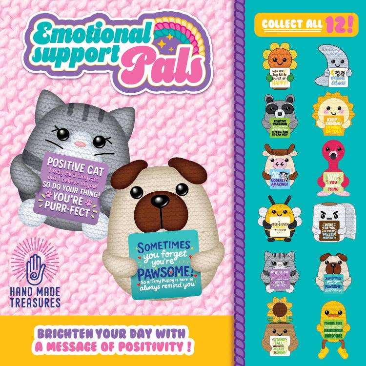 Emotional Support Crochet Plush Pals - Items Vary