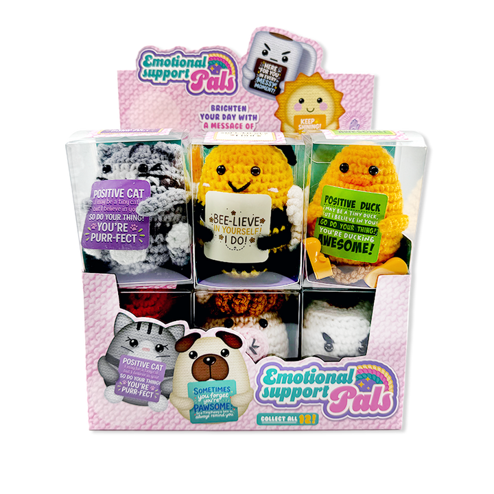 Emotional Support Crochet Plush Pals - Items Vary