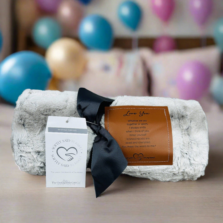 Softly Said Blanket: Love You Gift for Family or Friend