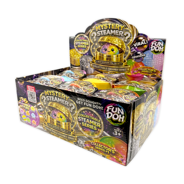 Fun Doh Mystery Dumpling Squishies - Ultra Rare Collection - Colors Vary