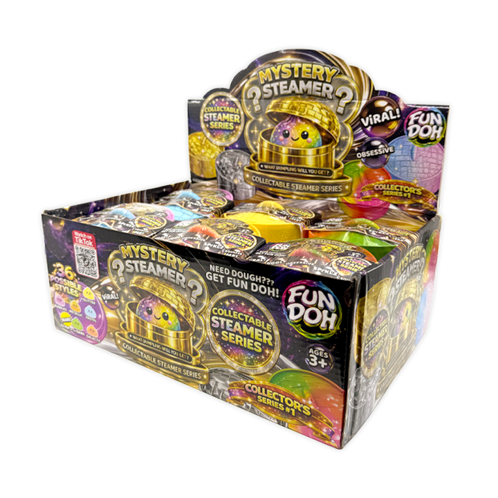 Fun Doh Mystery Dumpling Squishies - Ultra Rare Collection - Colors Vary