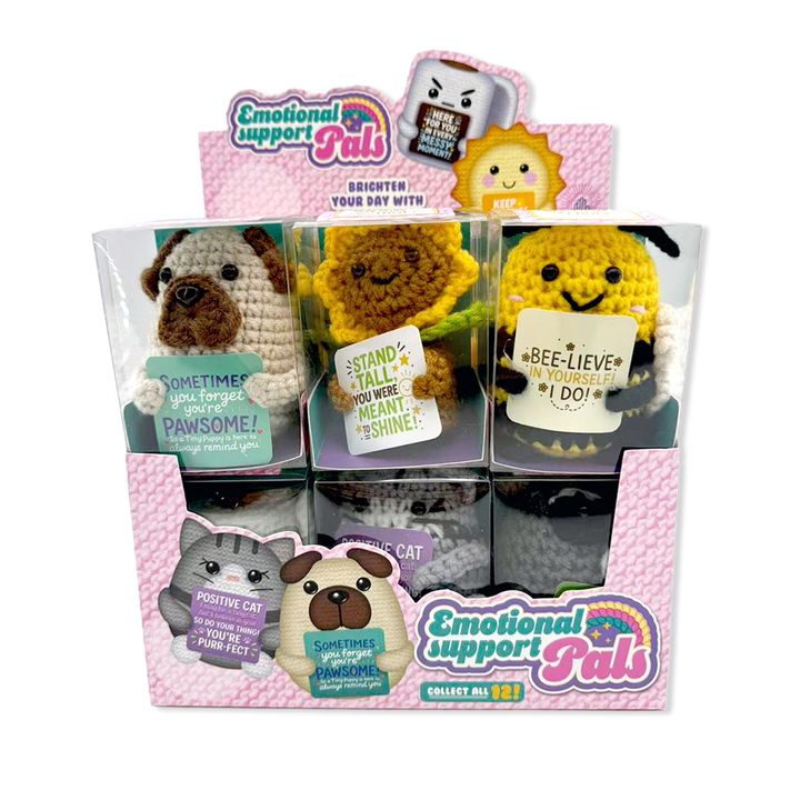 Emotional Support Crochet Plush Pals - Items Vary
