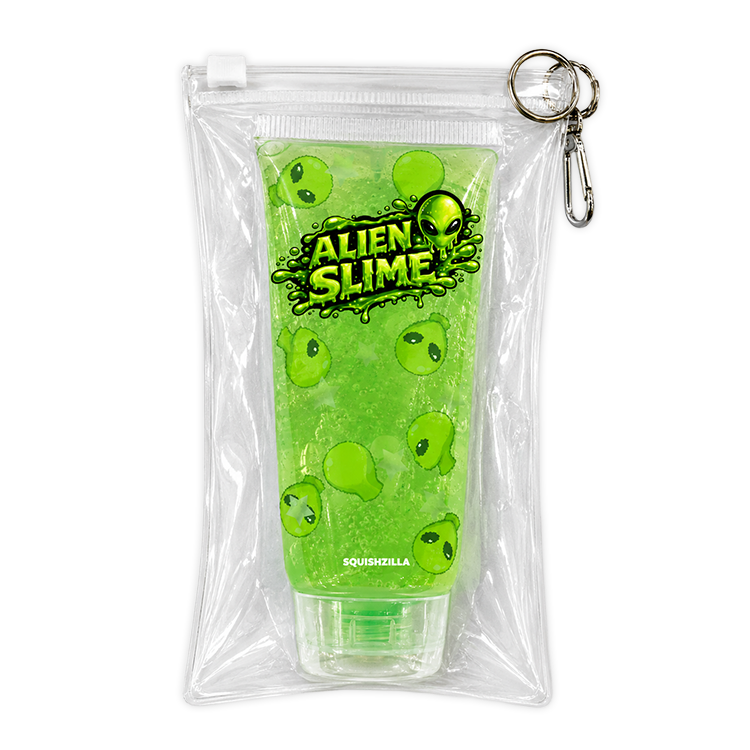 Fun Doh Squishy Tube Toy Fidget Sensory Keychain- Color varies