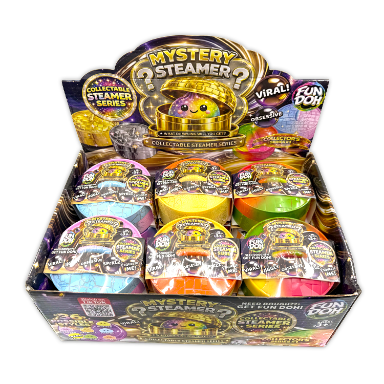 Fun Doh Mystery Dumpling Squishies - Ultra Rare Collection - Colors Vary
