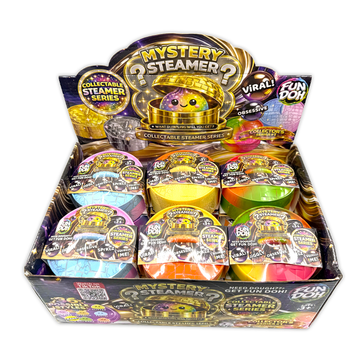 Fun Doh Mystery Dumpling Squishies - Ultra Rare Collection - Colors Vary