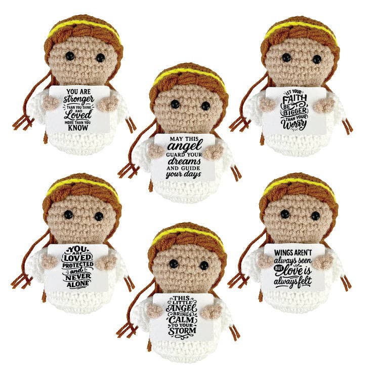 Emotional Support Keepsake Crochet Plush Angels-Items Vary