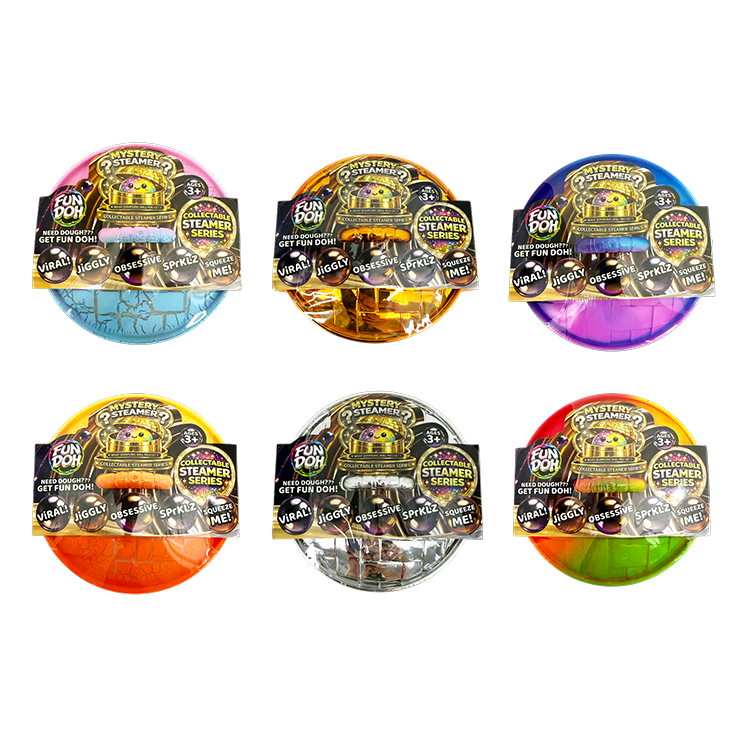 Fun Doh Mystery Dumpling Squishies - Ultra Rare Collection - Colors Vary
