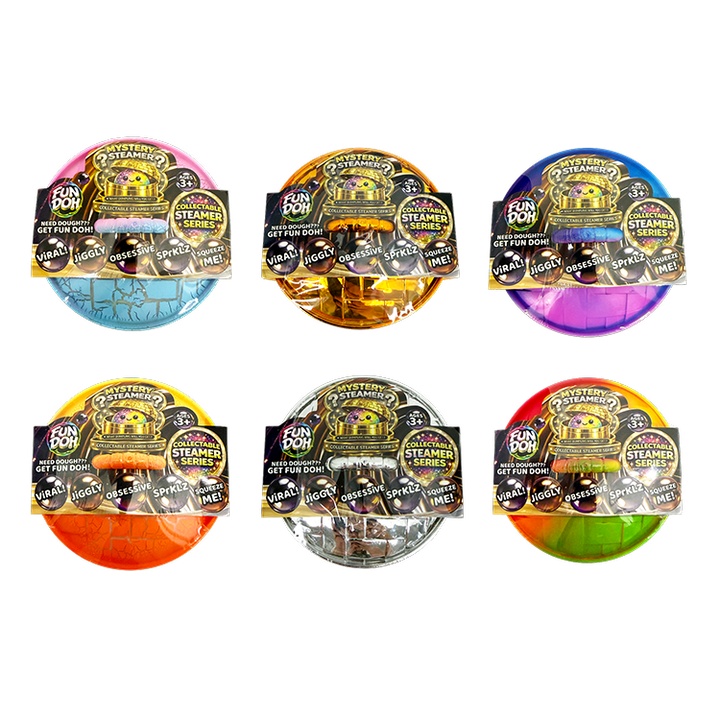 Fun Doh Mystery Dumpling Squishies - Ultra Rare Collection - Colors Vary