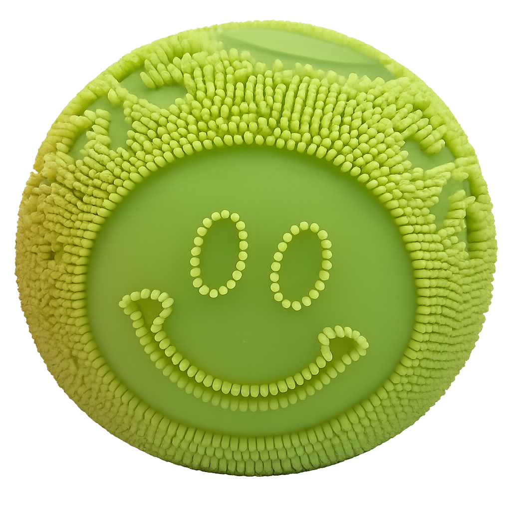 Fun Doh Fuzzy Face Squishy Sensory Toy - Colors Vary